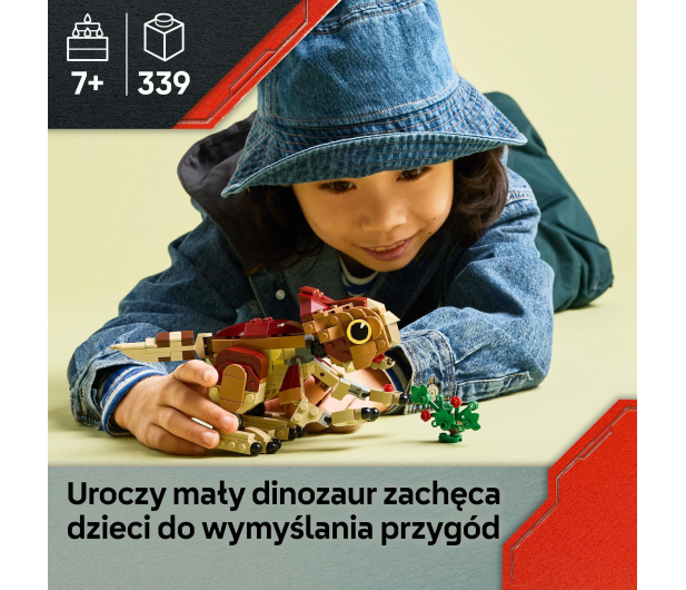 LEGO Jurassic World 76970 Mały dinozaur Dolores: aquilops - 1331733 - zdjęcie 4